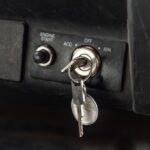 Vehicle,Ignition,With,Key,Inserted,,Close-up,Of,Truck,Ignition,Switch